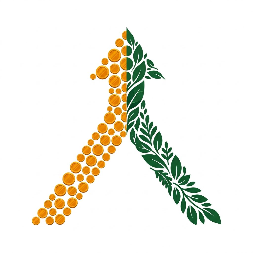 Profit meets purpose arrow